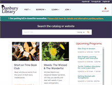 Tablet Screenshot of danburylibrary.org